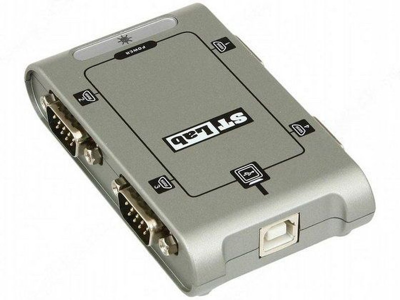 ST Lab U-400 USB 1.1 Type B DB9 (COM 9 pin) Металлический кабельный разъем/переходник