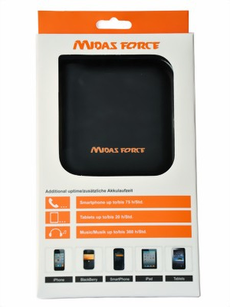 Point of View Midas Force Power Pack 12000 Lithium Polymer (LiPo) 1200mAh Schwarz