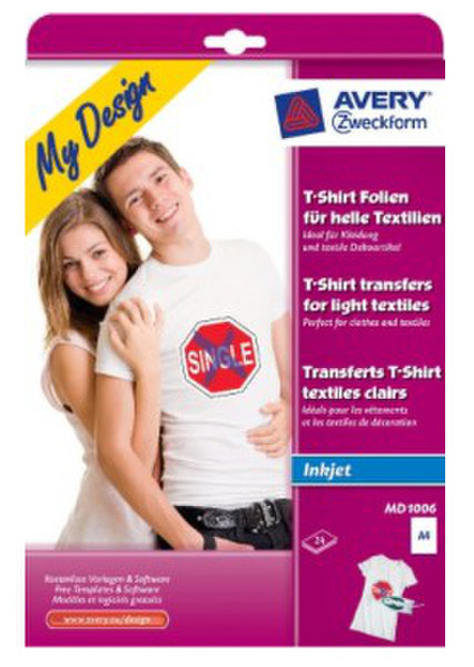 Avery MD1006 текстиль для печати