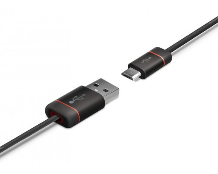 iLuv USB > microUSB 2.0 Cable 0.9м USB A Micro-USB A Черный