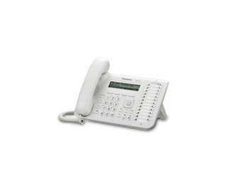 Panasonic KX-UT133X Kabelgebundenes Mobilteil LCD Weiß IP-Telefon