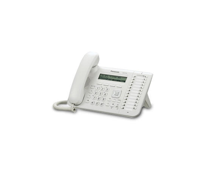 Panasonic KX-UT133X Проводная телефонная трубка ЖК Белый IP-телефон