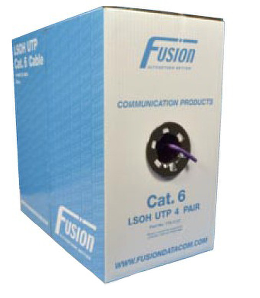 FUSION Electronics 305m, Cat6, 4p, UTP, LSOH 305m Violett