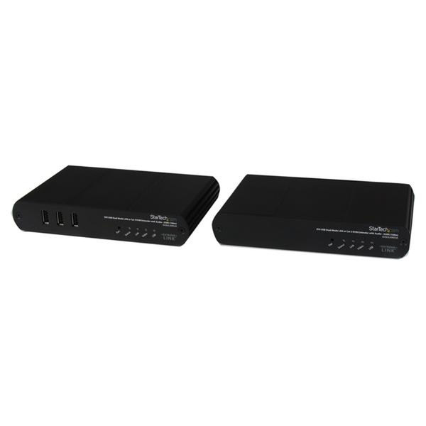 StarTech.com USB DVI KVM Konsole IP Extender über Cat5 mit Audio - 1680 x 1050 - 100 m