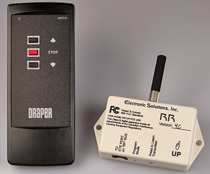 Draper 121063 Black,White wall transmitter