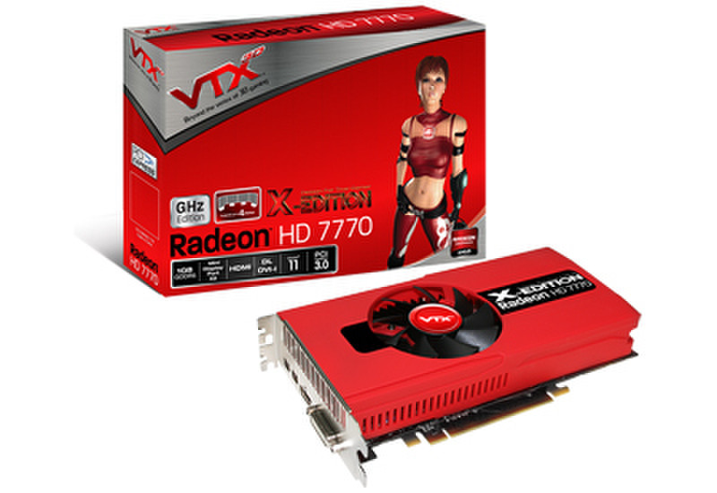 VTX3D VX7770 1GBD5-2DHX Radeon HD7770 1GB GDDR5 graphics card