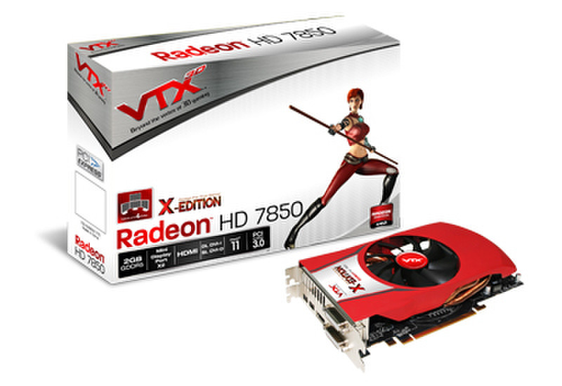 VTX3D VX7850 2GBD5-2DHX Radeon HD7850 2GB GDDR5 Grafikkarte