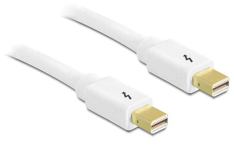 DeLOCK 3m Thunderbolt 3m 10Gbit/s White Thunderbolt cable