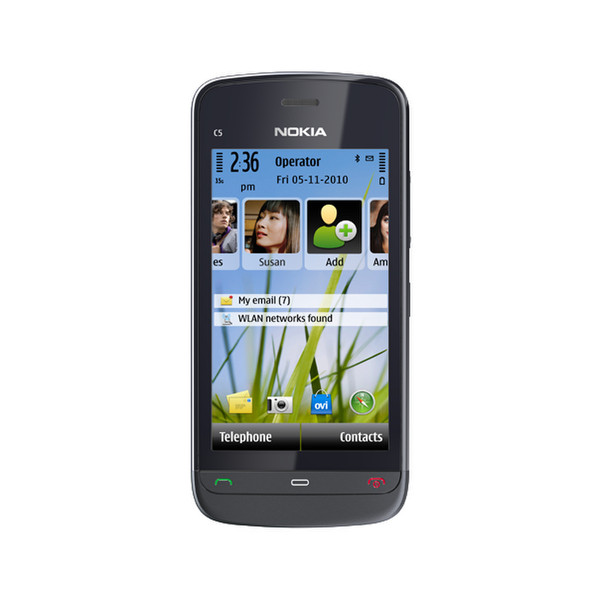 Nokia C5-03 Schwarz, Graphit