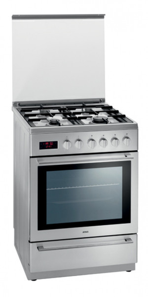 ATAG FG6011E Freestanding Gas hob A Stainless steel cooker