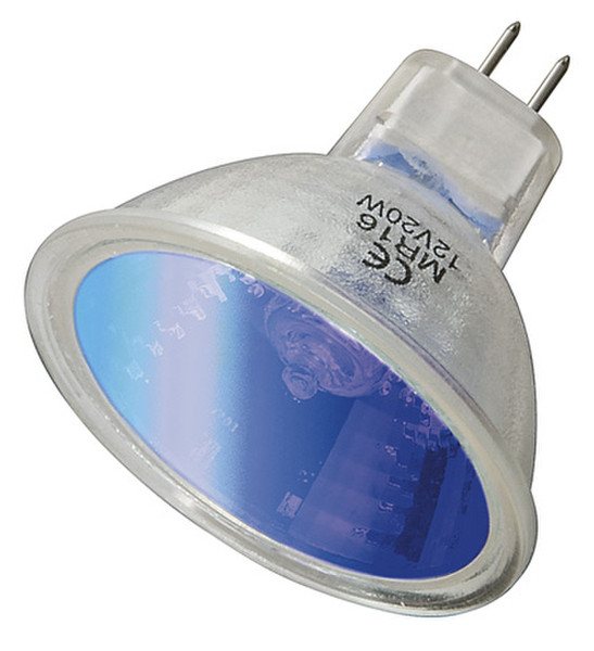 Wentronic HAL MR16 20-36 S 20W GX5.3 Blau Halogenlampe