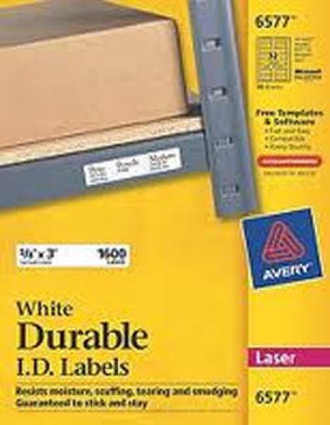 Q Productos 6577 White printer label