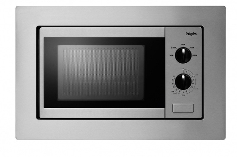 Pelgrim MAG526RVS 20L 800W Stainless steel microwave