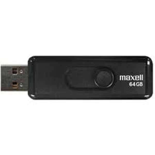 Maxell Venture 64ГБ USB 2.0 Type-A Черный USB флеш накопитель