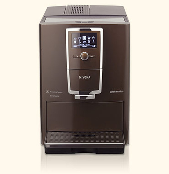 Nivona CafeRomatica 840 Espresso machine 1.8л Коричневый, Хром
