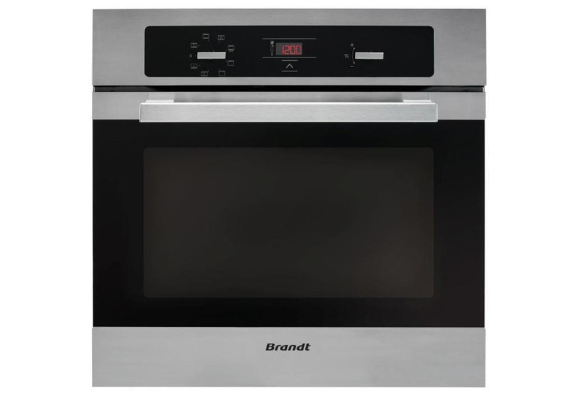 Brandt FC1141X Electric oven 60l 1000W A Schwarz, Edelstahl Backofen