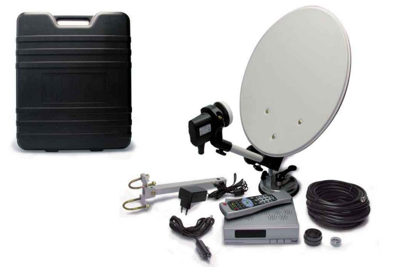 Metronic 428100 Satellite Black,Silver TV set-top box