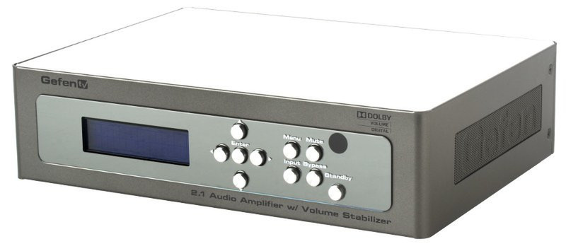 Gefen GTV-VOLCONT-DA 2.1 home Wired Grey audio amplifier