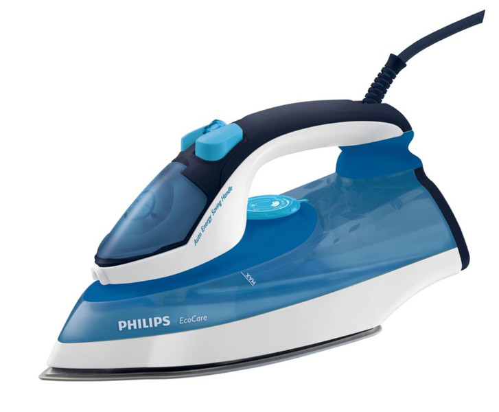 Philips EcoCare GC3760/07 Паровой утюг 2400Вт Синий, Белый утюг