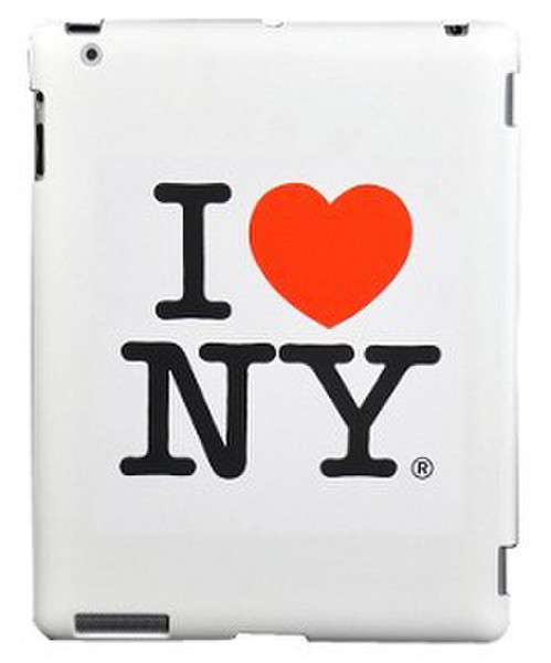 I Love NY NIPAD2W Blatt Weiß Tablet-Schutzhülle
