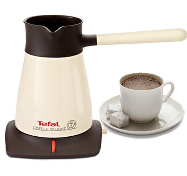 Tefal Coffee Delight Türk Kahvesi Makinesi Turkish coffee maker 4cups Beige,Brown