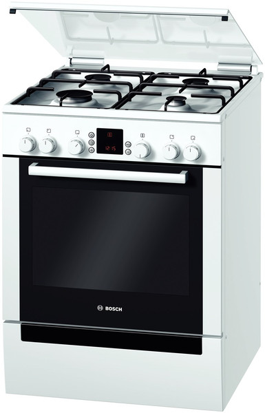 Bosch HGV745220F Freestanding Gas hob White cooker