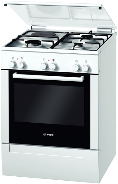 Bosch HGV72D120F Отдельностоящий Combi hob A Белый кухонная плита