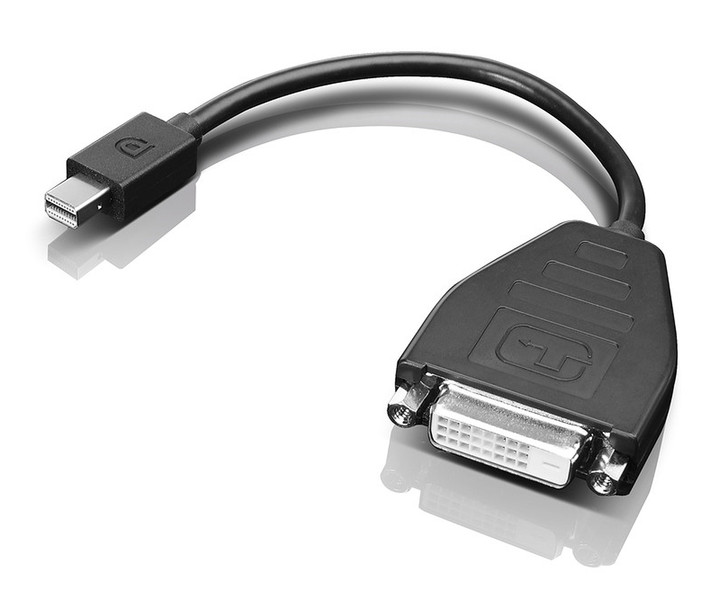 Lenovo 0B47090 Mini-DisplayPort SL-DVI Черный кабельный разъем/переходник