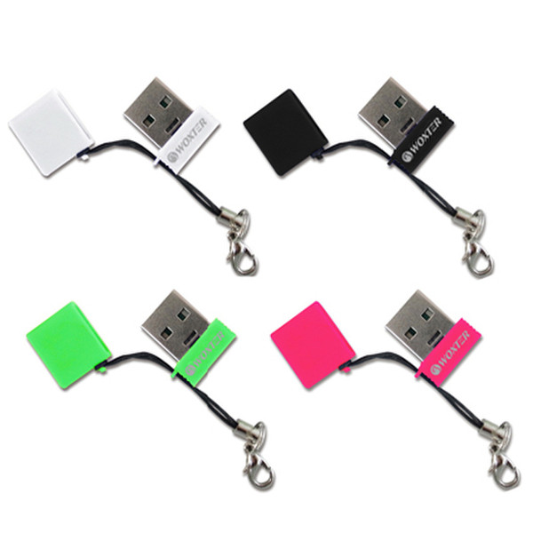 Woxter Moskito 80 8GB 8ГБ USB 2.0 Type-A Черный, Зеленый, Розовый, Белый USB флеш накопитель