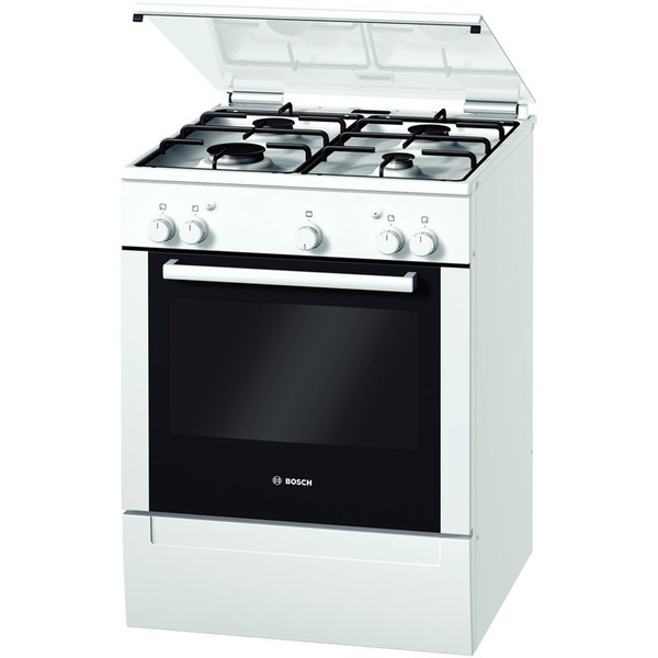 Bosch HGG223120F Freestanding Gas hob White cooker