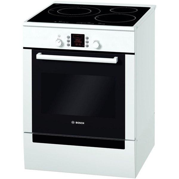 Bosch HCE857921F Freestanding Induction hob A White cooker