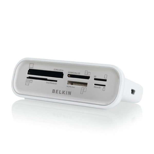 Belkin Universal Media Reader USB 2.0 Белый устройство для чтения карт флэш-памяти