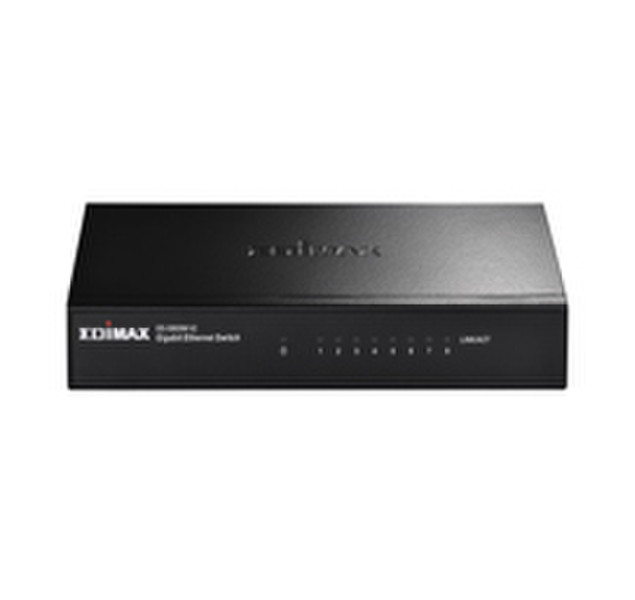 Edimax ES-5800M V2 gemanaged Gigabit Ethernet (10/100/1000) Schwarz Netzwerk-Switch