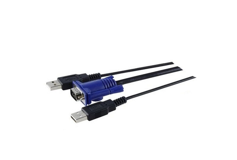 Fujitsu 2xUSB, VGA Y-shape кабель клавиатуры / видео / мыши
