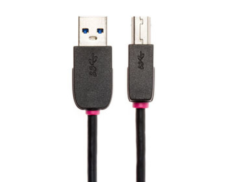 Techlink USB 3.0 A/USB3.0 B 3m 3m USB A USB B Black