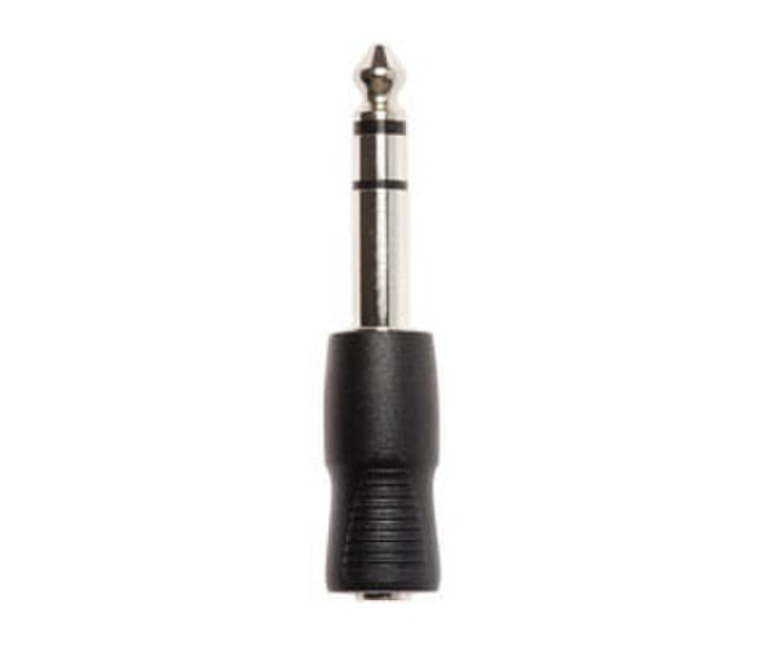 Techlink NX2 6.35mm Stereo Plug to 3.5mm Stereo Socket 6.35mm 3.5mm Black