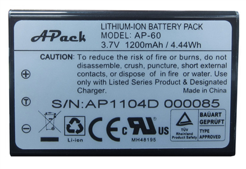 Optoma BB-PK12ALIS Lithium-Ion 1200mAh 3.7V rechargeable battery