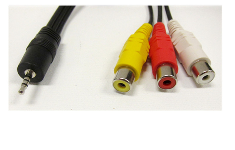 Optoma BC-MJAVXY0S 0.3м 2.5mm 3 x RCA Разноцветный адаптер для видео кабеля