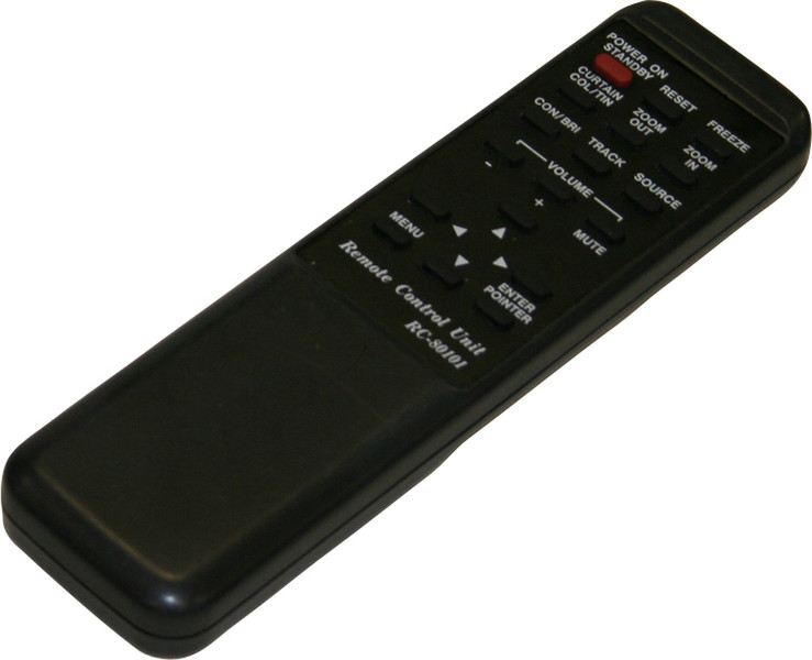 Optoma BR-5005N push buttons Black remote control