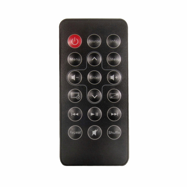 Optoma BR-PD20N press buttons Black remote control