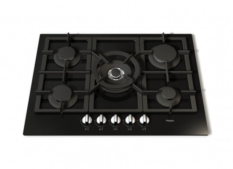 Pelgrim GK575ONYA built-in Gas Black hob