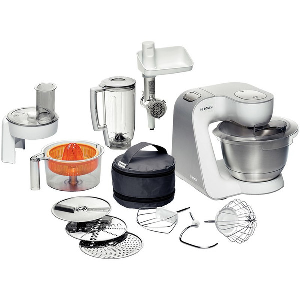 Bosch MUM54240 900W 3.9l Silber, Weiß Küchenmaschine
