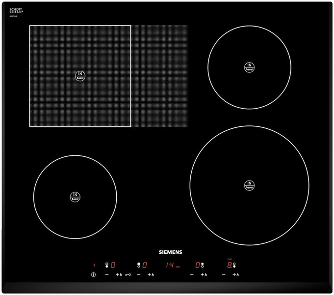 Siemens EH651EX15E built-in Electric induction Black hob