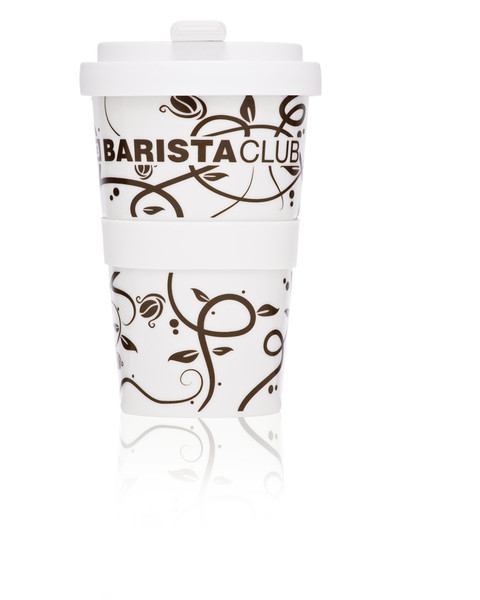 BaristaClub Coffee2Go Коричневый, Белый 1шт чашка/кружка