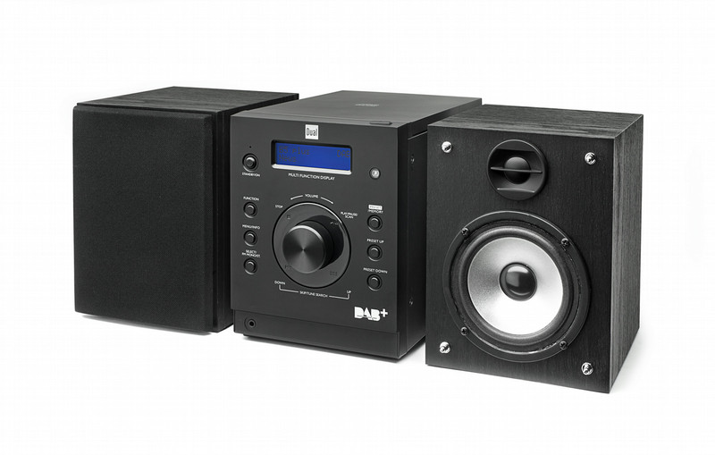 Dual DAB 501 Цифровой 10Вт Черный, Cеребряный CD радио