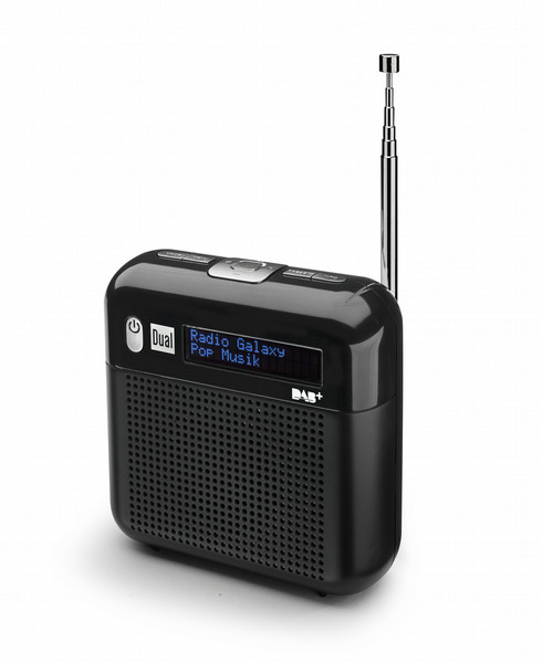 Dual DAB 7 Портативный Цифровой Черный радиоприемник