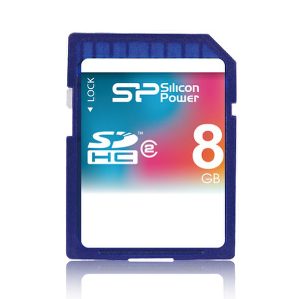 Silicon Power SDHC, 8GB 8GB SDHC Class 2 memory card