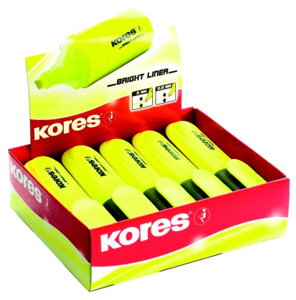 Kores TM36101 Yellow 10pc(s) marker