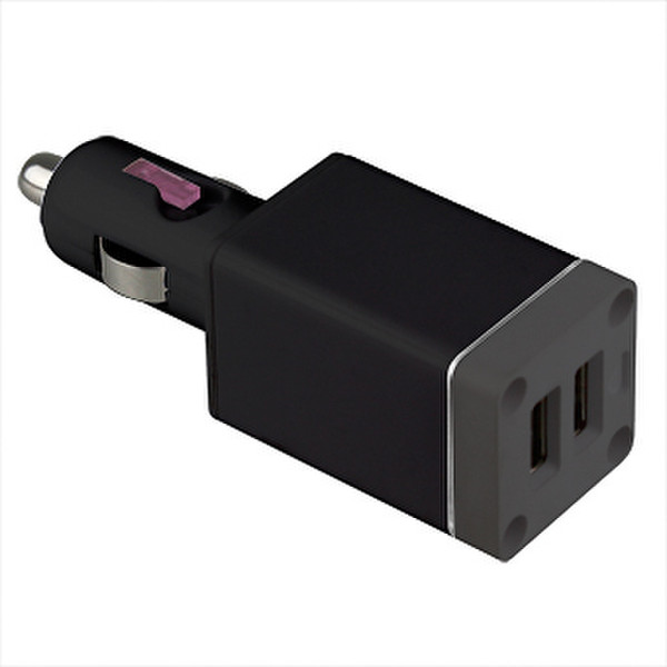 Macally CARUSB20 Auto Black mobile device charger