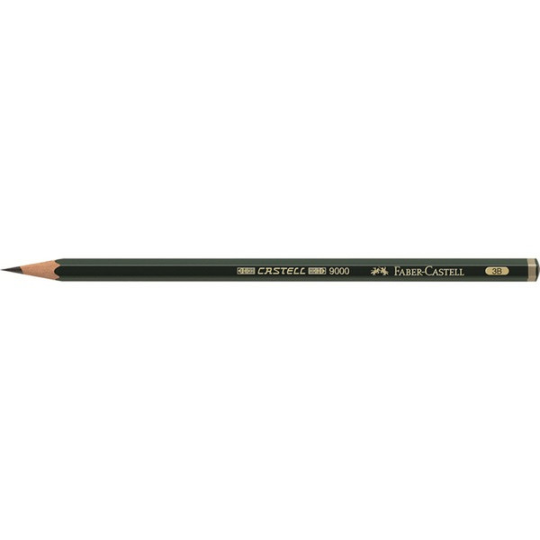 Faber-Castell CASTELL 9000 3B 1шт графитовый карандаш